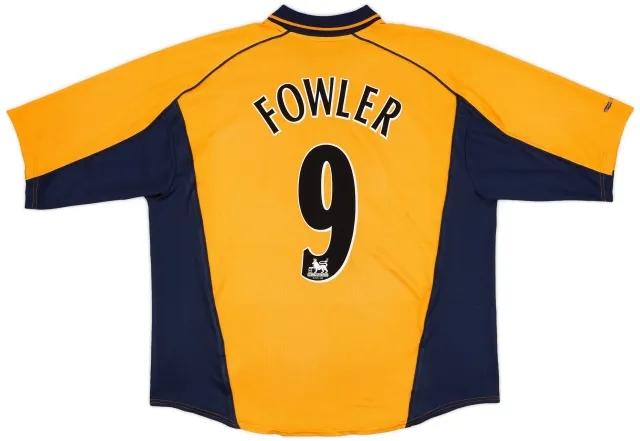 Reebok 2000-02 Liverpool Away Shirt Fowler #9 - 6/10 - (XXL)