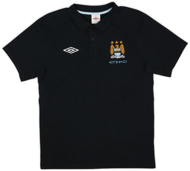 2011-12 Manchester City Umbro Polo Shirt - 8/10 - (M)