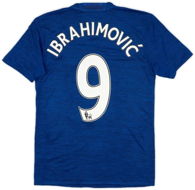 adidas 2016-17 Manchester United Away Shirt Ibrahimovic #9 - 7/10 - (S)