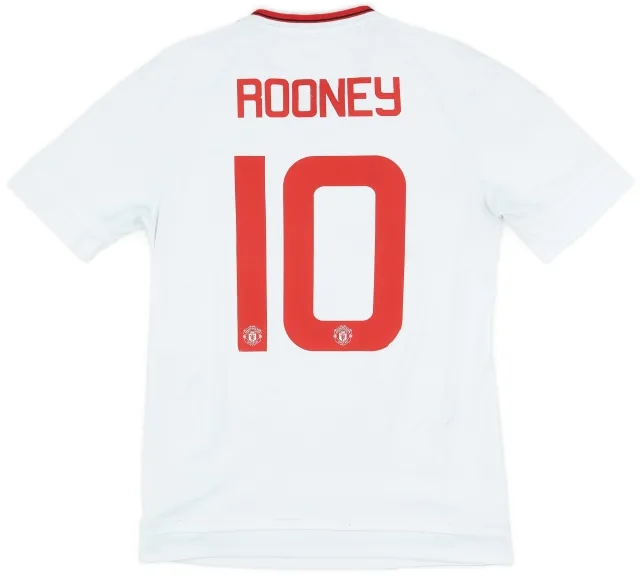 adidas 2015-16 Manchester United Away Shirt Rooney #10 - 6/10 - (S)