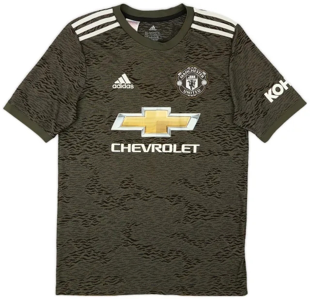 adidas 2020-21 Manchester United Away Shirt - 8/10 - (XL.Boys)