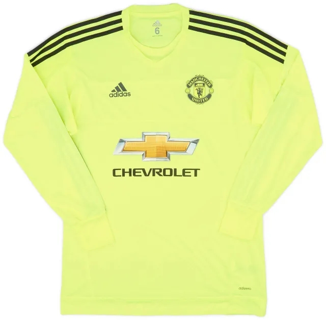 adidas 2015-16 Manchester United Player Issue GK Shirt - 7/10 - (M)