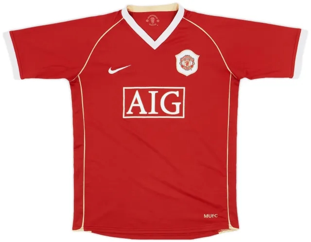 Nike 2006-07 Manchester United Home Shirt - 6/10 - (XL.Boys)