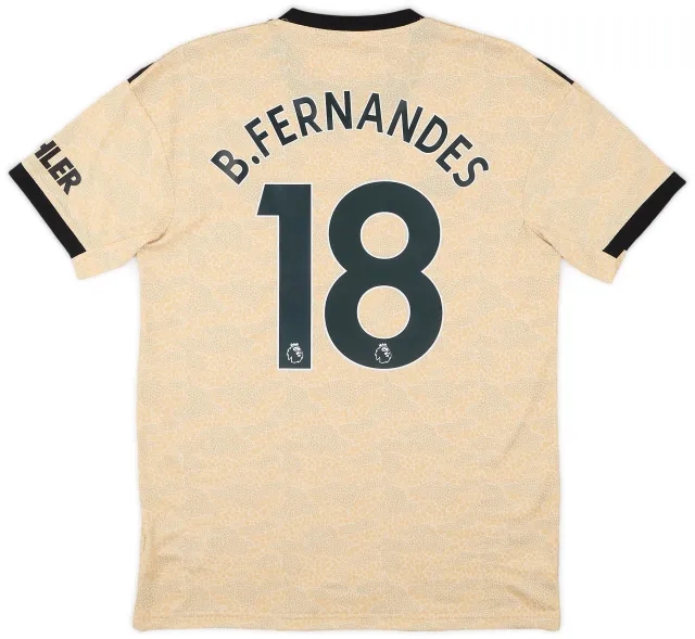 adidas 2019-20 Manchester United Away Shirt B.Fernandes #18 (M)