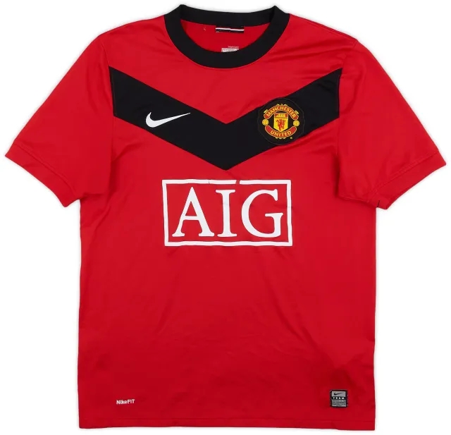 Nike 2009-10 Manchester United Home Shirt - 5/10 - (S)
