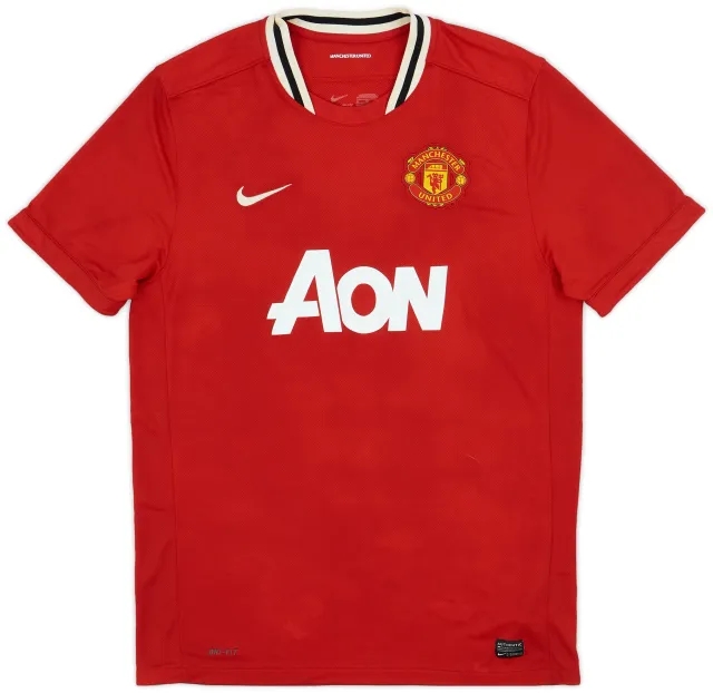 Nike 2011-12 Manchester United Home Shirt - 5/10 - (XL)