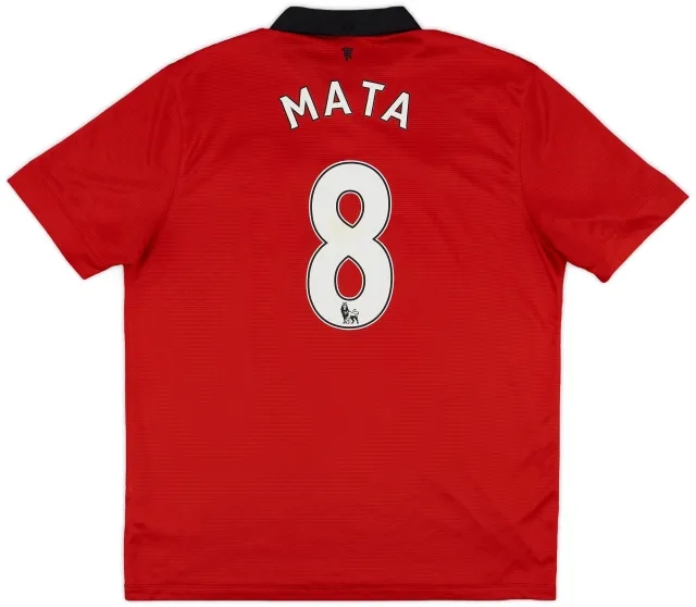 Nike 2013-14 Manchester United Home Shirt Mata #8 - 5/10 - (XL)