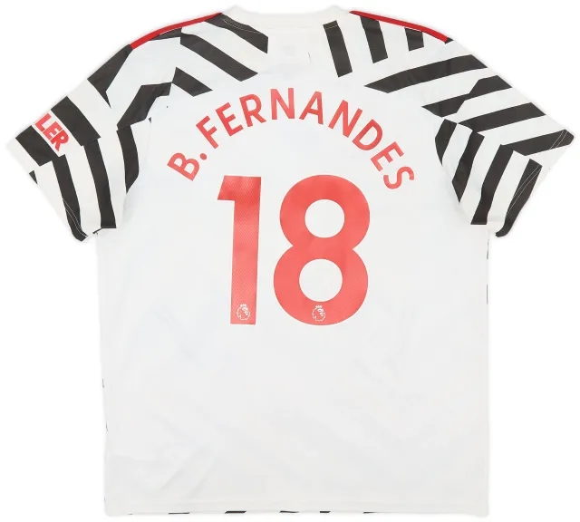 adidas 2020-21 Manchester United Third Shirt B.Fernandes #18 - 5/10 - (XL)