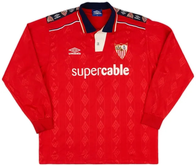Umbro 1998-00 Sevilla Match Issue Away Shirt #11