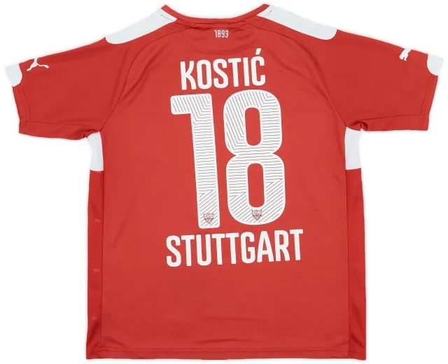 Puma 2014-15 Stuttgart Away Shirt Kostic #18 - 6/10 - (XL.Boys)