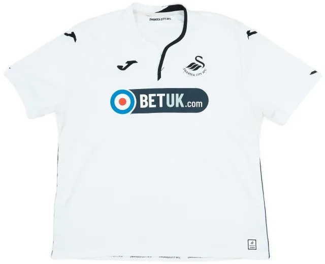 Joma 2018-19 Swansea Home Shirt - 6/10 - (XXL)