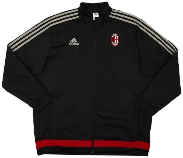 2015-16 AC Milan adidas Track Jacket - 7/10 - (XXL)