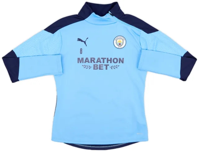 Puma 2020-21 Manchester City Player Issue Training Top #31 (Ederson) - 7/10 - (L)