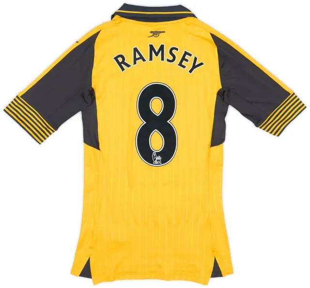 Puma 2016-17 Arsenal Authentic Away Shirt (ACTV Fit) Ramsey #8 (S)