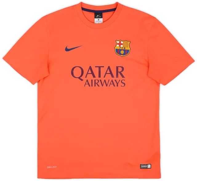 Nike 2014-15 Barcelona Basic Away Shirt - 9/10 - (M)