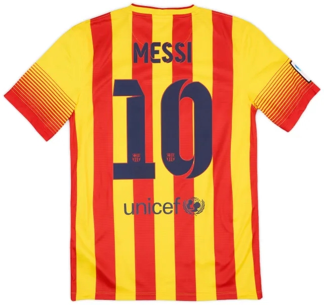 Nike 2013-15 Barcelona Away Shirt Messi #10 (S)