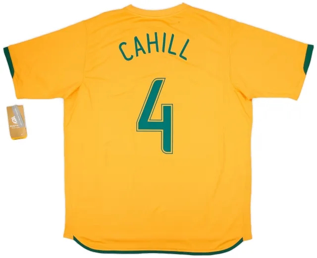 Nike 2006-08 Australia Home Shirt Cahill #4 (XL)