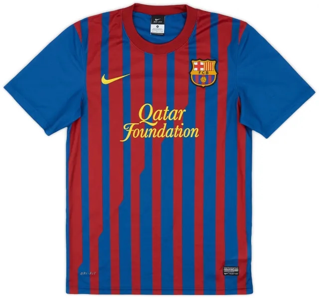 Nike 2011-12 Barcelona Home Shirt Messi #10 - 6/10 - (XL.Boys)