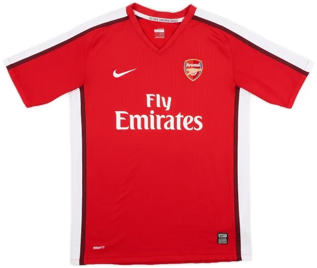 Nike 2008-10 Arsenal Home Shirt - 7/10 - (XL.Boys)