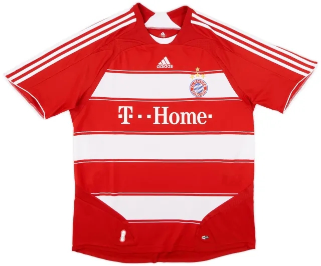 adidas 2008-09 Bayern Munich Home Shirt - 7/10 - (XL)