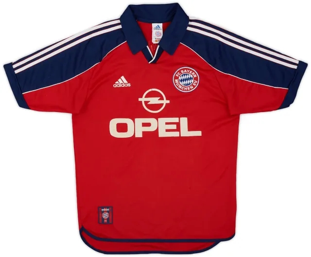 adidas 1999-01 Bayern Munich Home Shirt - 5/10 - (S)