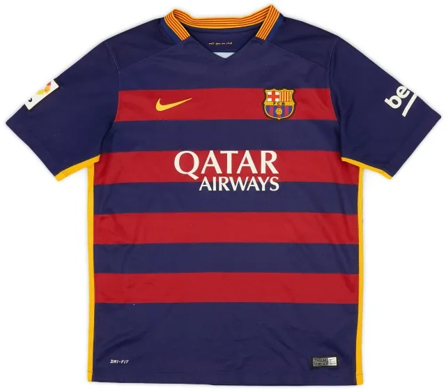 Nike 2015-16 Barcelona Home Shirt - 7/10 - (XL.Boys)