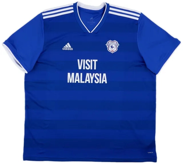 adidas 2018-19 Cardiff Home Shirt - 8/10 - (XXL)