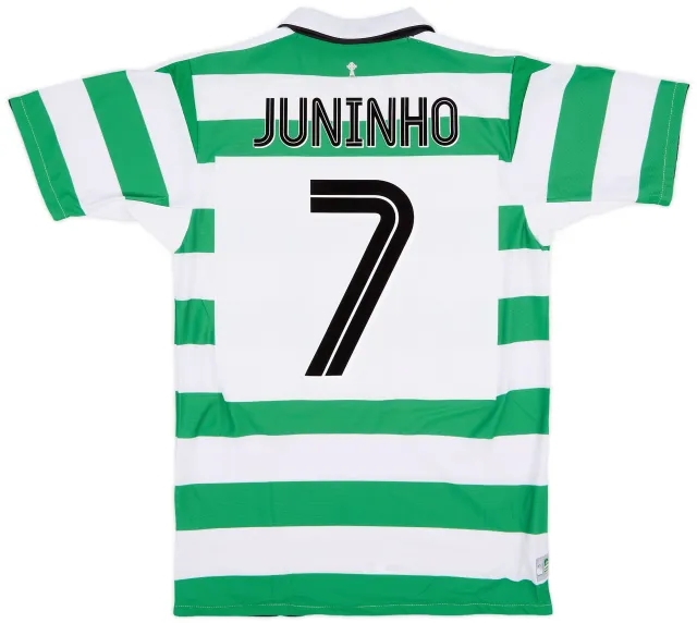 Umbro 2004-05 Celtic Home Shirt Juninho #7 (S)