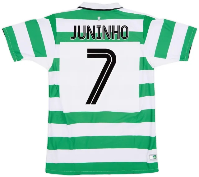 Umbro 2004-05 Celtic Home Shirt Juninho #7 (S)