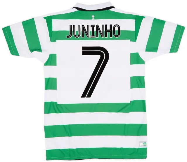 Umbro 2004-05 Celtic Home Shirt Juninho #7 (S)