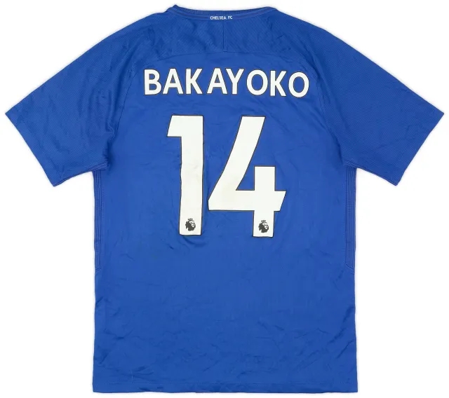 adidas 2017-18 Chelsea Home Shirt Bakayoko #14 - 7/10 - (M)