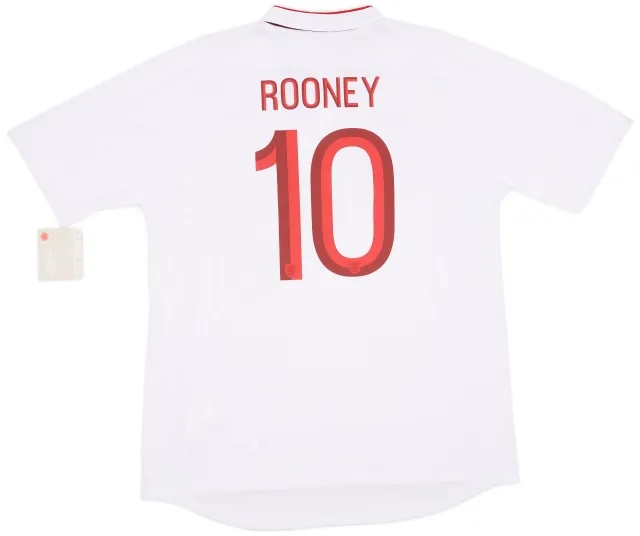 Umbro 2012-13 England Home Shirt Rooney #10 (XL)