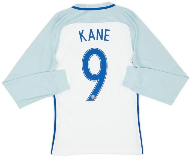Nike 2016-17 England Player Issue Home L/S Shirt Kane #9 (S)
