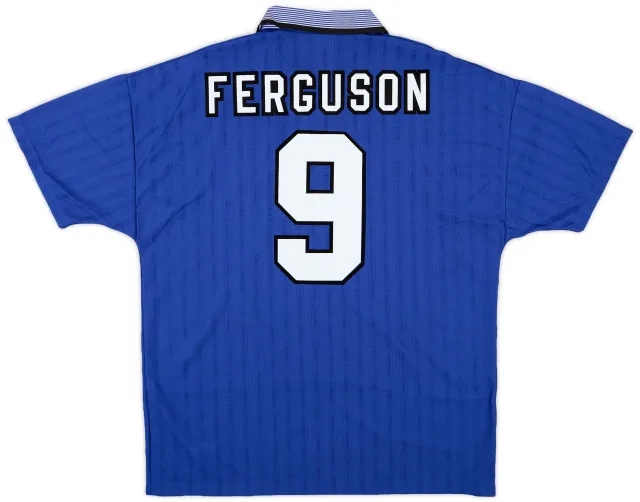 Umbro 1995-97 Everton Home Shirt Ferguson #9 (XL)