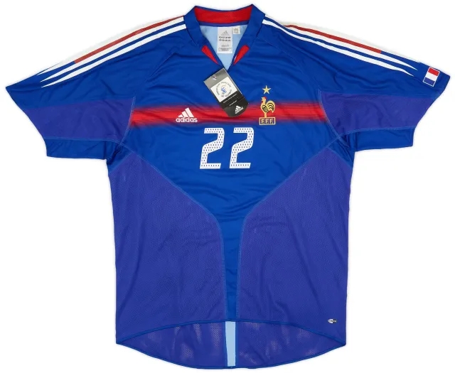adidas France Mens SS Home Shirt 2004