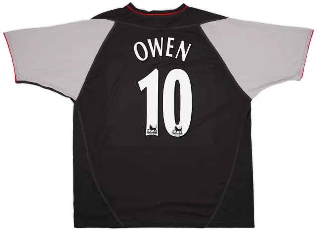 Reebok 2002-04 Liverpool Away Shirt Owen #10 (XL)