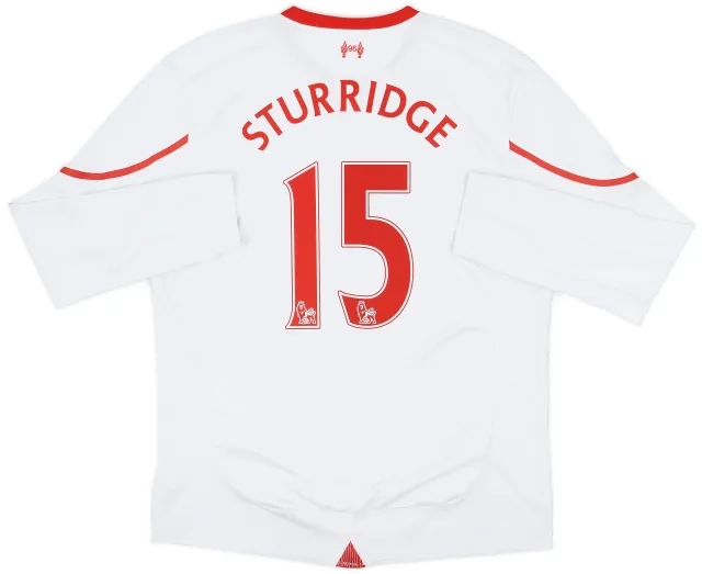 NewBalance 2015-16 Liverpool Away L/S Shirt Sturridge #15 - 6/10 - (XL)