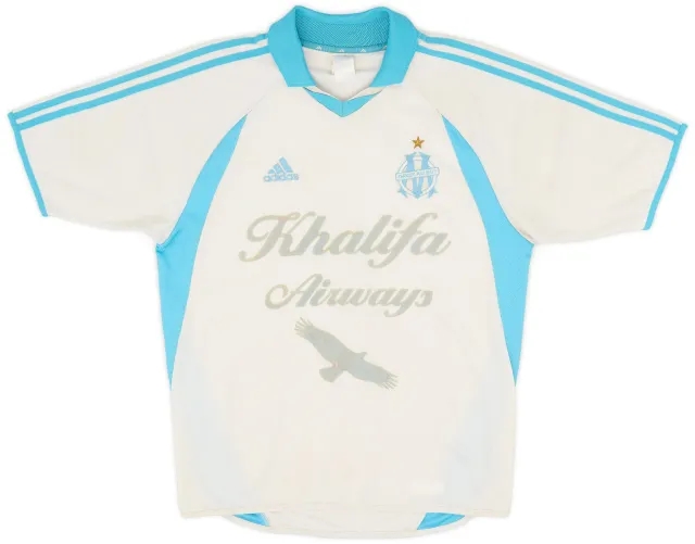 adidas 2001-02 Olympique Marseille Home Shirt - 5/10 - (L)