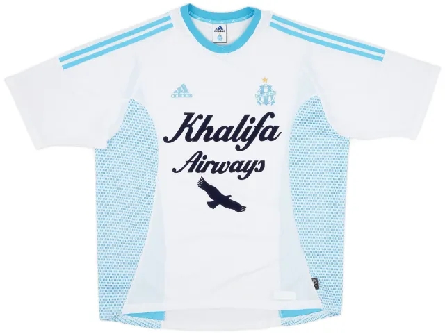 adidas 2002-03 Olympique Marseille Home Shirt - 6/10 - (XL)