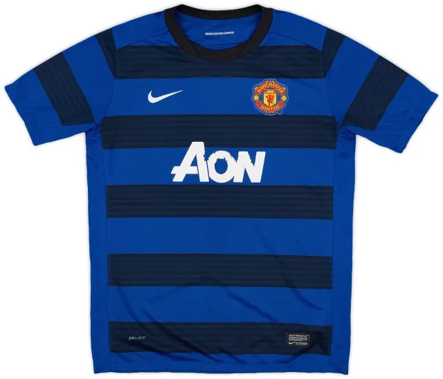 Nike 2011-13 Manchester United Away Shirt - 5/10 - (XL.Boys)