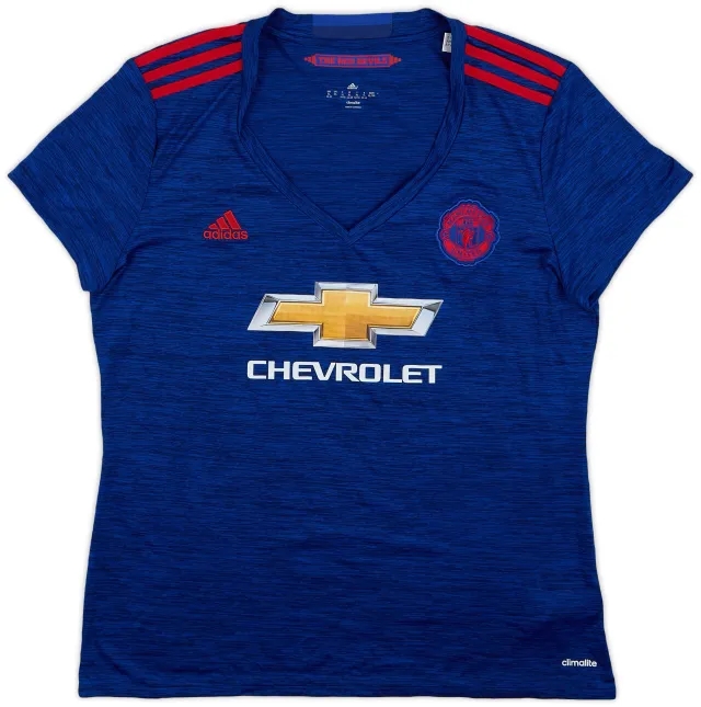 adidas 2016-17 Manchester United Away Shirt - 9/10 - (Women's XL)