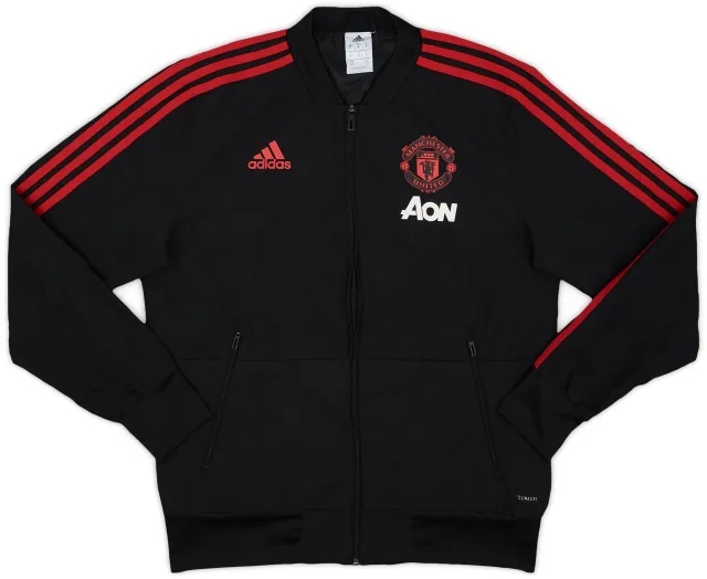2018-19 Manchester United adidas Track Jacket - 8/10 - (M)