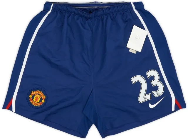 Nike 2008-09 Manchester United Away Shorts #23 (Evans) (L)
