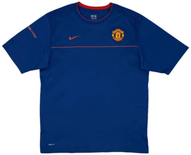 2008-09 Manchester United Nike Training Shirt - 5/10 - (L)