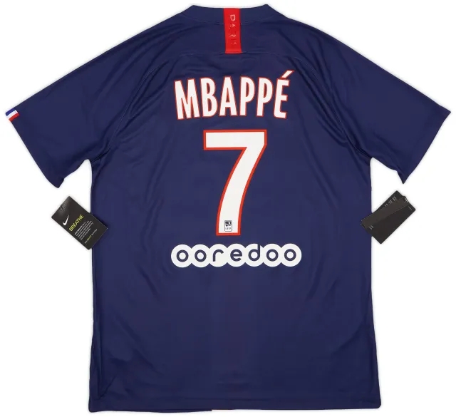 Nike 2019-20 Paris Saint-Germain Home Shirt Mbappe #7 (L)
