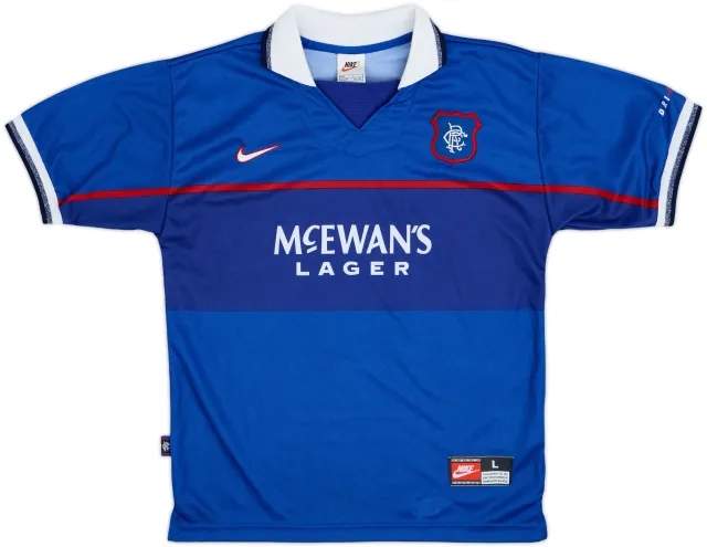 Nike 1997-99 Rangers Home Shirt - 5/10 - (L)