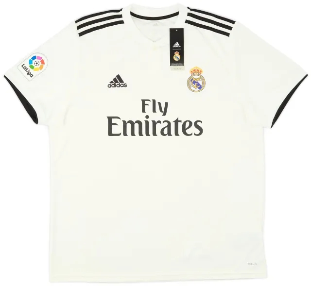 adidas 2018-19 Real Madrid Home Shirt (XL)