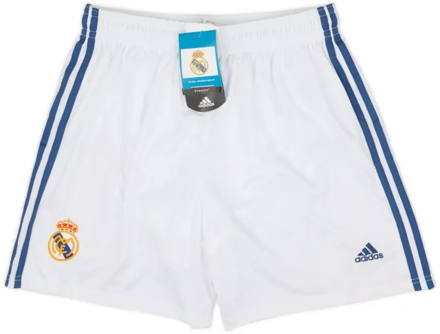 adidas 2001-02 Real Madrid Home Shorts (XL)
