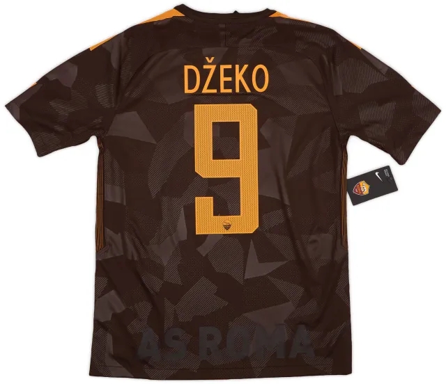 Nike 2017-18 Roma Third Shirt Dzeko #9 (M)