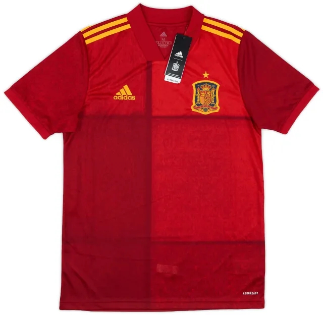 adidas 2020-21 Spain Home Shirt (M)
